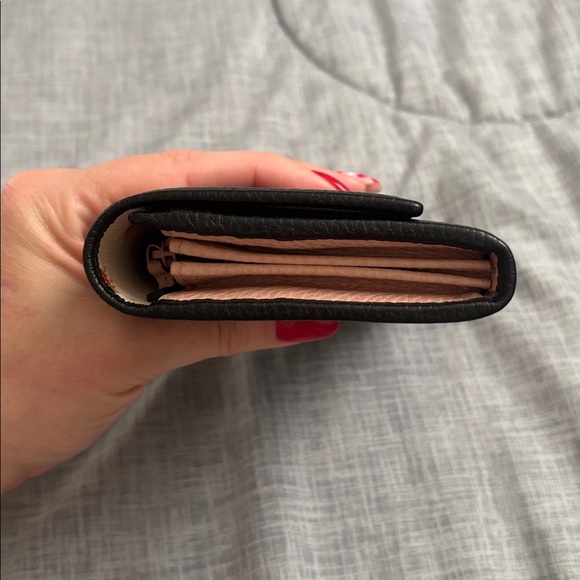Gucci Black Wallet with Gold Detailing- NWOT - Picture 10 of 11